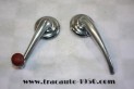 JEU DE 2 POIGNEES DE PORTES INTERIEURES...CITROEN TRACTION 11CV 15/6