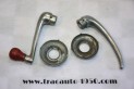 JEU DE 2 POIGNEES DE PORTES INTERIEURES...CITROEN TRACTION 11CV 15/6