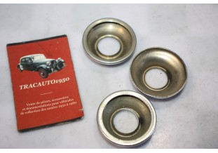 JEU DE 3 COLLERETTES DE POIGNEES DE PORTES INTERIEURES...AUTOS ANCIENNES DIVERS