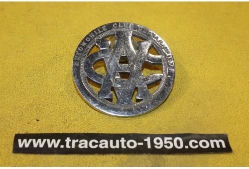 BADGE OU ECUSSON CLUB DE CALANDRE Ø/80mm....AUTOMOBILES CLUB DU VAR