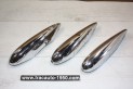LOT DE 3 BANANES DE PARE CHOC...CITROEN TRACTION 7/11CV 15/6