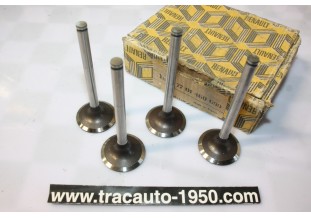 JEU DE 4 SOUPAPES D'ADMISSION FLOQUET MONOPOLE 02694510...RENAULR R5 R18 FUEGO