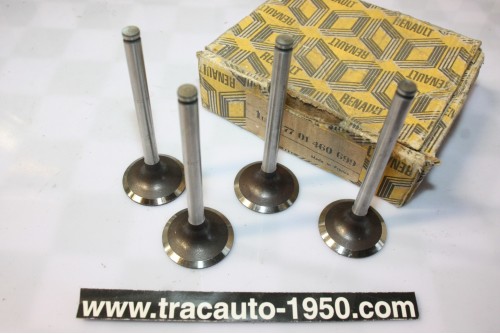 JEU DE 4 SOUPAPES D'ADMISSION FLOQUET MONOPOLE 02694510...RENAULR R5 R18 FUEGO