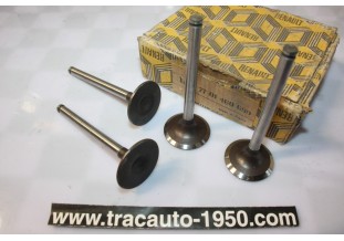 JEU DE 4 SOUPAPES D'ADMISSION FLOQUET MONOPOLE 02694510...RENAULR R5 R18 FUEGO