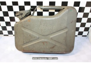 JERRICAN D'ESSENCE A.AUBRY 10L METAL..AUTOS DIVERS