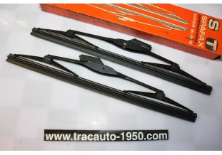 PAIRE DE BALAIS D'ESSUIE GLACE SPAFAX WB10 L/260mm...AUTOS DIVERS