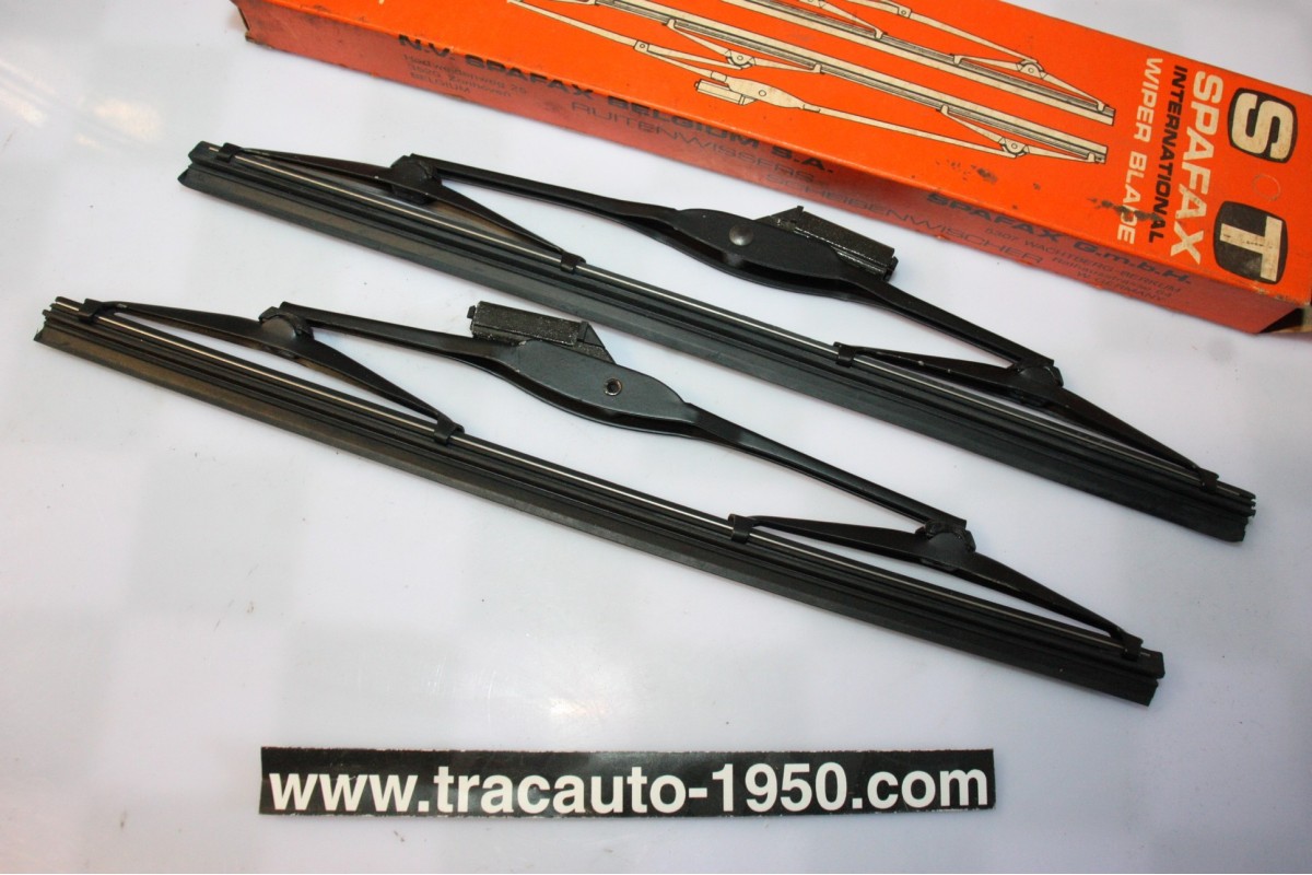 PAIRE DE BALAIS D'ESSUIE GLACE SPAFAX WB10 L/260mm...AUTOS DIVERS