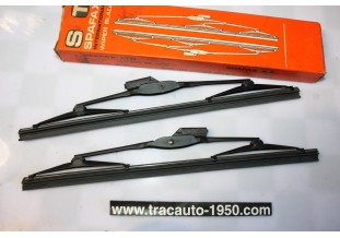 PAIRE DE BALAIS D'ESSUIE GLACE SPAFAX WB11 L/280mm...AUTOS DIVERS