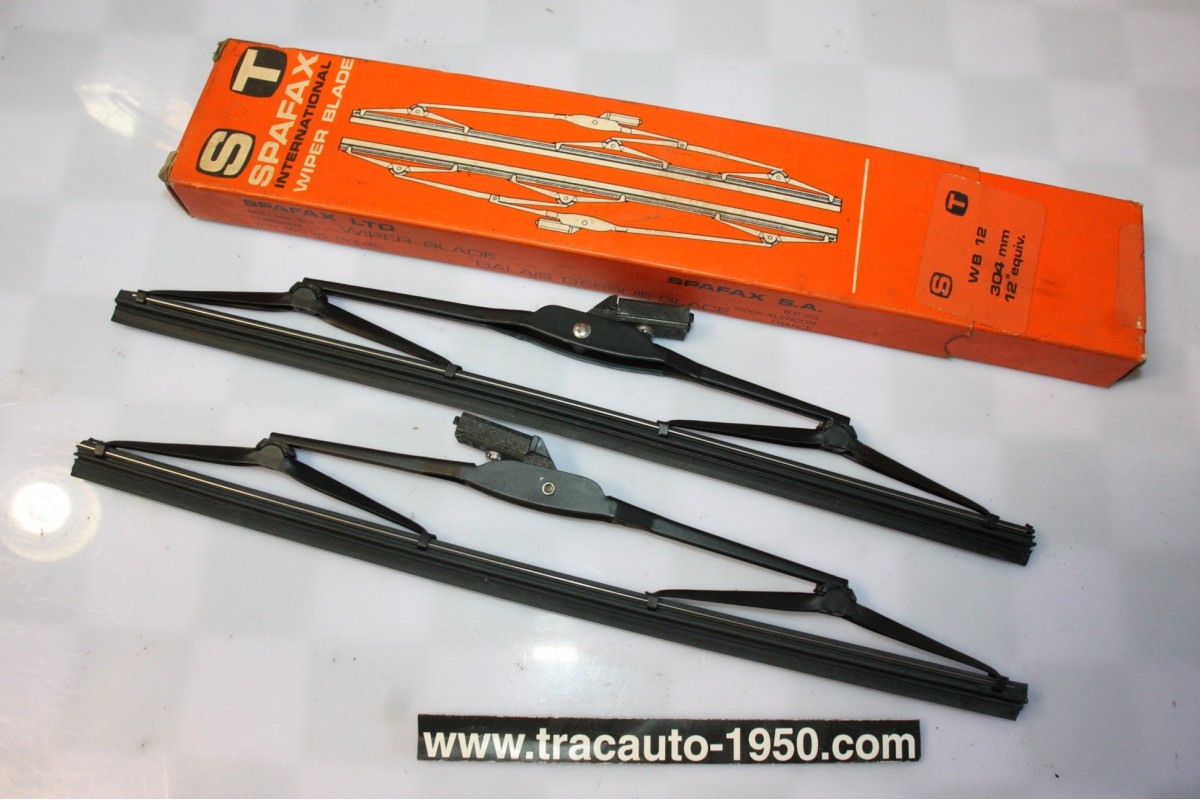 2 BALAIS D'ESSUIE GLACE SPAFAX WB12 L/304mm...AUTOS DIVERS