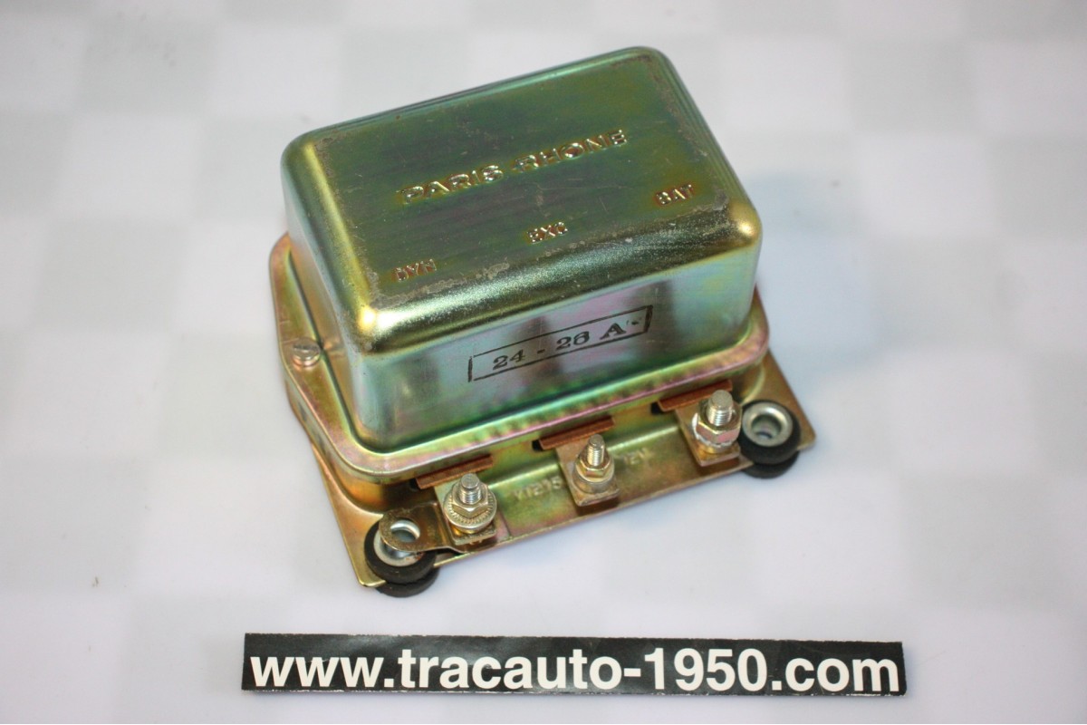 REGULATEUR 12V PARIS RHONE YT 215 POUR DYNAMO G10C...CITROEN PEUGEOT...