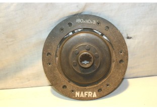 DISQUE D'EMBRAYAGE 10 CANNELURES D/160mm NAFRA...CITROEN 2CV 12/19...