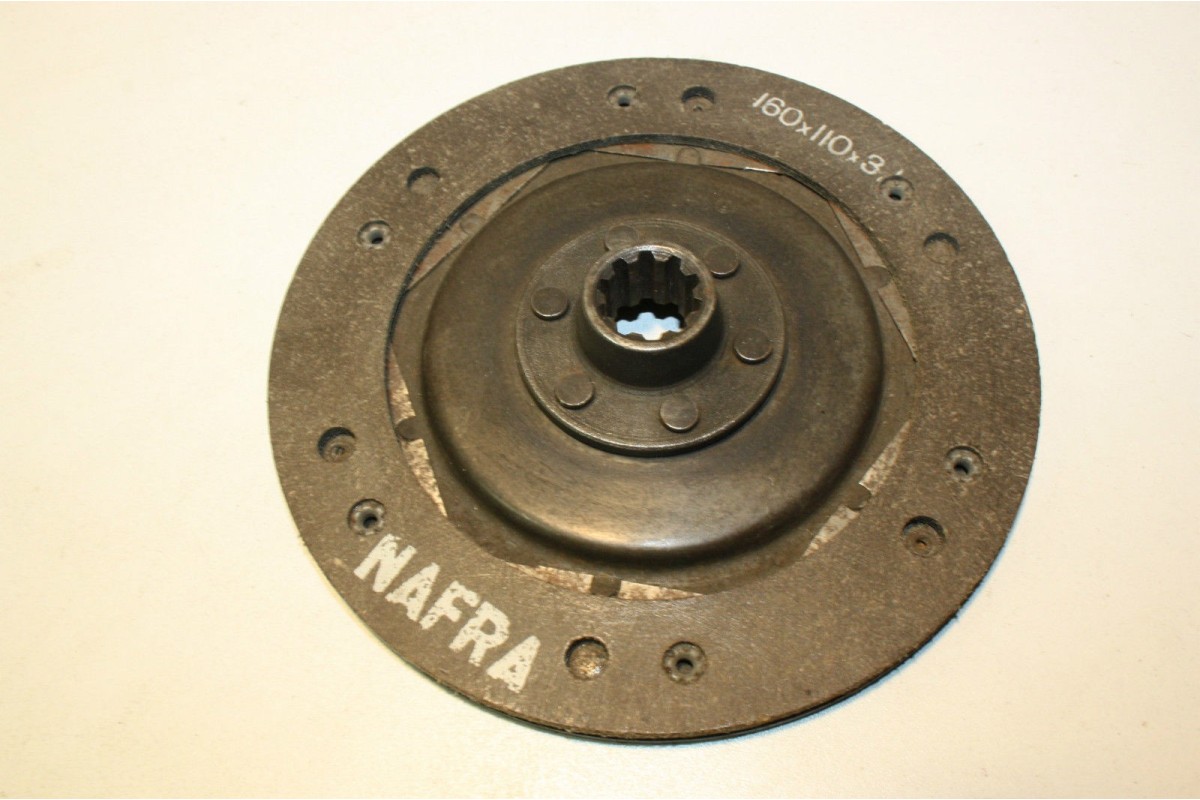 DISQUE D'EMBRAYAGE 10 CANNELURES D/160mm NAFRA...CITROEN 2CV 12/19...