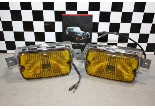 PAIRE DE FEUX ADDITIONNELS AB CIBIE IODE 35...AUTOS ANCIENNES DIVERS