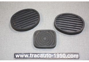 JEU DE 3 CAOUTCHOUC COUVRES PEDALES 6473...AUTOS DIVERS COLLECTIONS