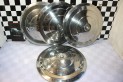 JEU DE 4 ENJOLIVEURS DE ROUE METAL D/300mm...PEUGEOT 403 404
