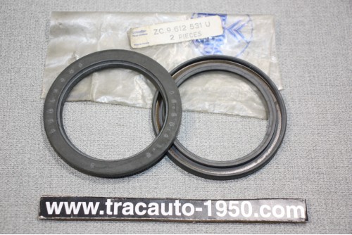 JEU DE 2 BAGUES D'ETANCHEITE DE ROUE AR CITROEN ZC9612531U...CITROEN ID DS