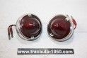 PAIRE DE FEUX ARRIERES D/G AXO...CITROEN 2CV MEHARI DS HY
