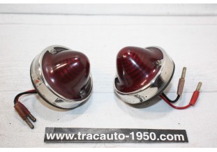 PAIRE DE FEUX ARRIERES D/G AXO...CITROEN 2CV MEHARI DS HY