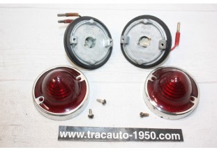 PAIRE DE FEUX ARRIERES D/G AXO...CITROEN 2CV MEHARI DS HY