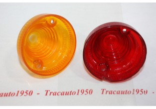 LOT DE 2 CABOCHONS DE FEUX ARRIERES D/G AXO...2CV AMI 6 MEHARI HY D...