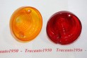 LOT DE 2 CABOCHONS DE FEUX ARRIERES D/G AXO...2CV AMI 6 MEHARI HY D...