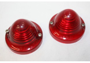 PAIRE DE CABOCHONS DE FEU ARRIERE DROIT / GAUCHE SEIMA 3054...CITROEN 2CV DS BREAK AMI 6 MEHARI