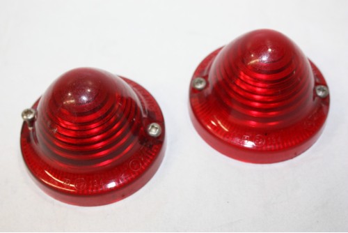 PAIRE DE CABOCHONS DE FEU ARRIERE DROIT / GAUCHE SEIMA 3054...CITROEN 2CV DS BREAK AMI 6 MEHARI