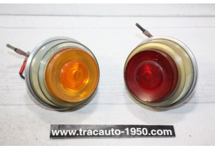 PAIRE DE FEUX ARRIERES SEIMA 599...CITROEN AMI 6