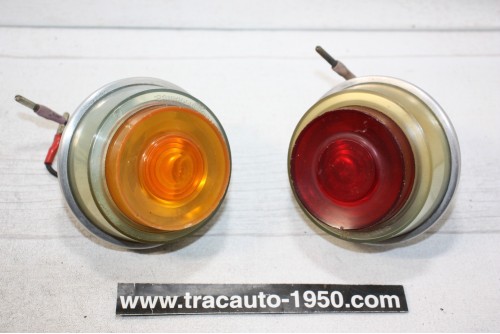 PAIRE DE FEUX ARRIERES SEIMA 599...CITROEN AMI 6