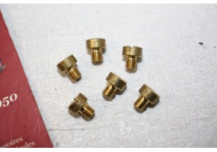 LOT DE 6 GICLEURS PRINCIPAUX DE CARBURATEURS H/9mm...AUTOS DIVERS