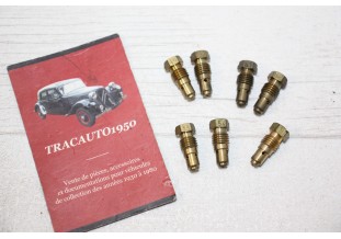 LOT DE 7 GICLEURS POUR CARBURATEURS SOLEX...AUTOS DIVERS