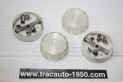 PAIRE DE PLAFONNIERS PK LMP 324D2B Ø 58mm...RENAULT 4CV DAUPHINE