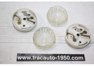 PAIRE DE PLAFONNIERS PK LMP 324D2B Ø 58mm...RENAULT 4CV DAUPHINE