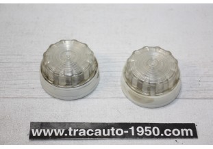 PAIRE DE PLAFONNIERS PK LMP 324D2B Ø 58mm...RENAULT 4CV DAUPHINE