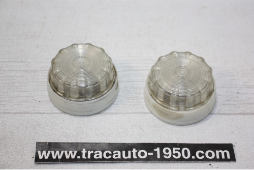 PAIRE DE PLAFONNIERS PK LMP 324D2B Ø 58mm...RENAULT 4CV DAUPHINE