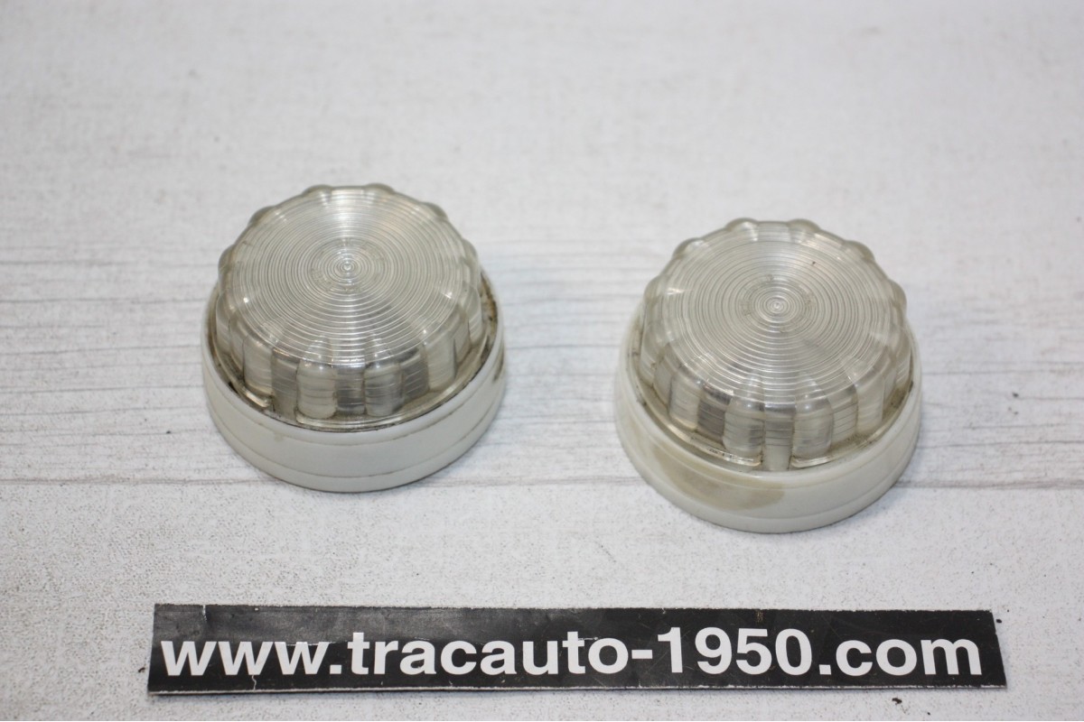 PAIRE DE PLAFONNIERS PK LMP 324D2B Ø 58mm...RENAULT 4CV DAUPHINE