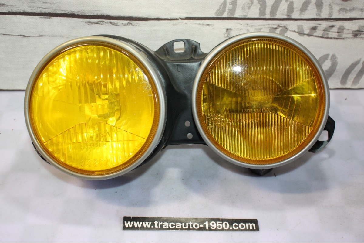 BLOC OPTIQUES DOUBLES GAUCHE BOSCH H1/H1...BMW Série 3 E30 Phase 1