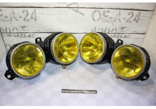 PAIRE DE BLOCS OPTIQUES DOUBLE D/G BOSCH H1/H1...BMW E30 PHASE 1