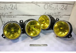 PAIRE DE BLOCS OPTIQUES DOUBLE D/G BOSCH H1/H1...BMW E30 PHASE 1