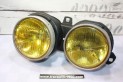 BLOC DOUBLE OPTIQUES GAUCHE JAUNE HELLA H1/H1...BMW Série 3 E30 Phase 1
