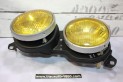 BLOC DOUBLE OPTIQUES GAUCHE JAUNE HELLA H1/H1...BMW Série 3 E30 Phase 1