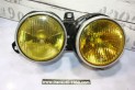 BLOC DOUBLE OPTIQUES DROIT JAUNE HELLA H1/H1...BMW Série 3 E30 Phase 1
