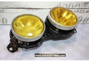 BLOC DOUBLE OPTIQUES DROIT JAUNE HELLA H1/H1...BMW Série 3 E30 Phase 1