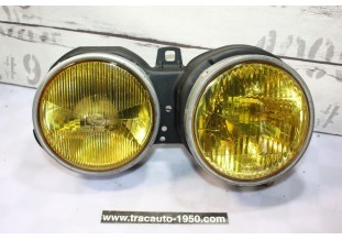BLOC DOUBLE OPTIQUES DROIT JAUNE HELLA H1/H1...BMW Série 3 E30 Phase 1