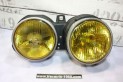 BLOC DOUBLE OPTIQUES DROIT JAUNE HELLA H1/H1...BMW Série 3 E30 Phase 1
