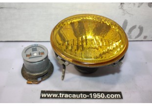 OPTIQUE DE PHARE ROUTE JAUNE HELLA GAUCHE H1 Ø/145mm...BMW E30 SERIE 1