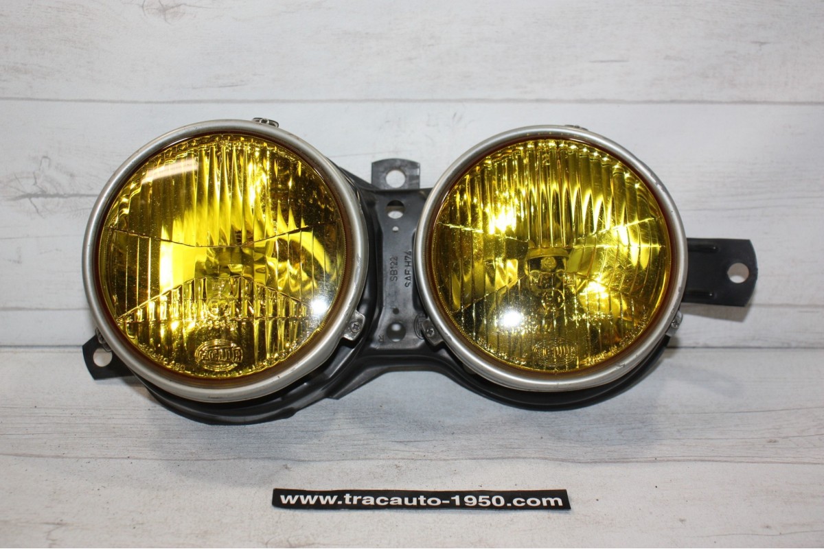 BLOC OPTIQUE DOUBLE DROIT HELLA H1/H1 1D3004105-491 ...BMW Série 3 E30 Phase 2