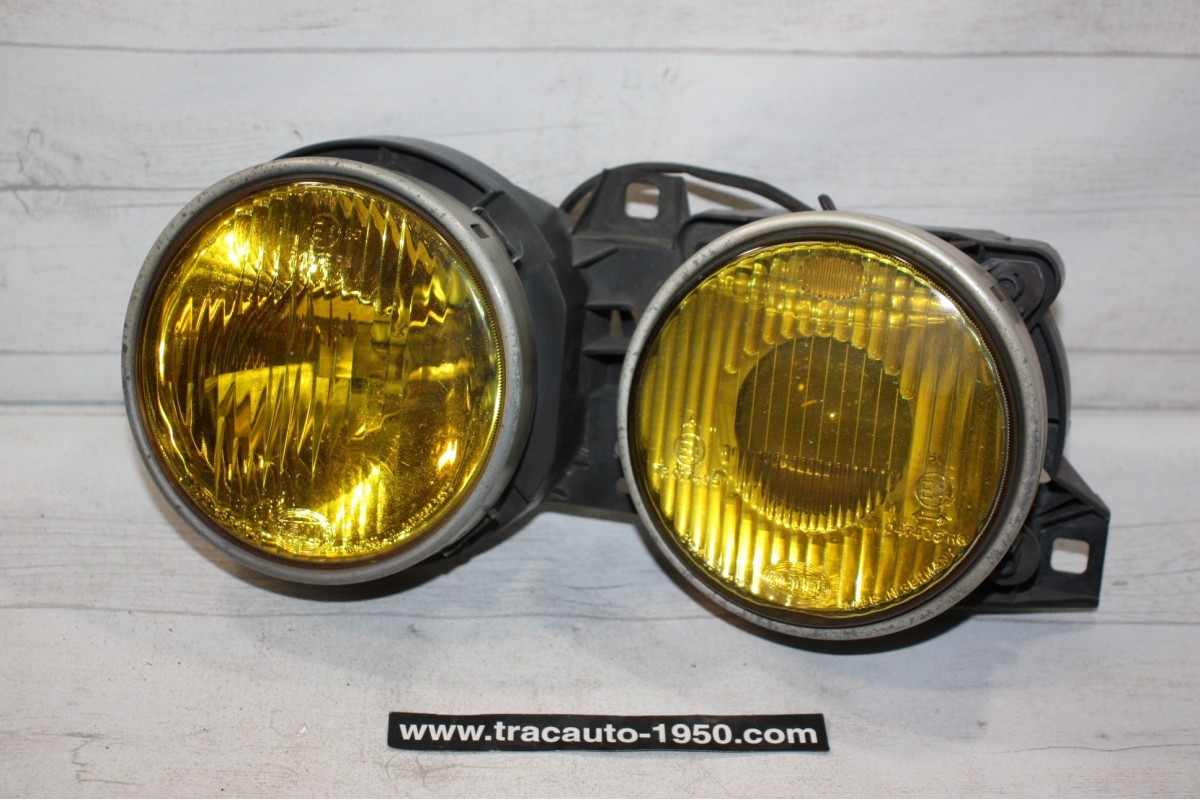 BLOC OPTIQUE DOUBLE GAUCHE HELLA H1/H1...BMW Série 3 E30 Phase 2