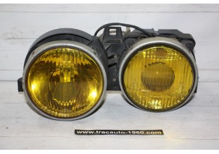 BLOC OPTIQUE DOUBLE GAUCHE HELLA H1/H1...BMW Série 3 E30 Phase 2