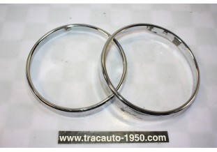 PAIRE DE CERCLAGE DE PHARES HELLA/BOSCH Ø/145mm...BMW E30 E21 E28 E34